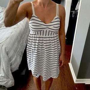 TNA by Aritzia striped tank dress
